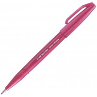 Pentel Arts Brush Sign Pen SES15C-B2X, Feutre pinceau, Rouge framboise