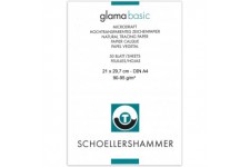 Bloc papier pour plans Glama, A4, 90-95g, 50 Feuilles