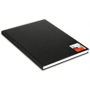 Carnet 98 feuilles Art Book One 29.7x35.6 100g/m², reliure cousue, couv. noire