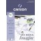 CANSON Imagine, Papier Multitechnique, Grain Leger, 200gsm, 120lb, Bloc Colle Petit Cote, A1-59,4x84,1cm, Blanc Naturel, 25feuil