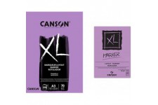 CANSON XL® Marker Bloc de papier a  dessin Format A3 blanc eclatant & XL® Marker Bloc de papier a  dessin Format A4 blanc eclata