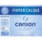 CANSON Pochette papier calque 24x32cm 12 feuilles 70g/m² + pastilles adhesives repositionnables