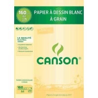 CANSON Bloc de papier a  colorier A4 160 g/m²