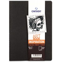 CANSON Carnet de dessins ARTBOOK INSPIRATION, A4, noir,