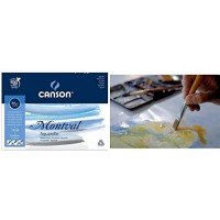 Canson Bloc Papier Dessin Montval, 180 x 250 mm, 300 g/m2