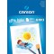 CANSON Kids, Papier Peinture, Grain Leger, 200gsm, 120lb, Bloc Colle Petit Cote, A3-29,7x42cm, Blanc, 20feuilles