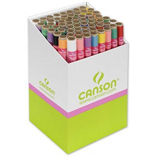 400071675 Canson - Papier de soie, 50 assortis CDU