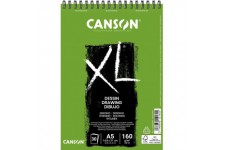 CANSON Album 30 feuilles XL® DESSIN - spirale petit cote - A5 160g/m²