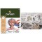 CANSON Ingres Vidalon, Papier Pastel, Verge, 100gsm, 68lb, Bloc Colle Petit Cote, 32x41cm, Blanc, 30feuilles