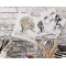 CANSON Ingres Vidalon, Papier Pastel, Verge, 100gsm, 68lb, Bloc Colle Petit Cote, 32x41cm, Blanc, 30feuilles