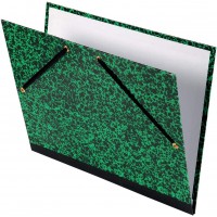 CANSON carton a  dessin studio vert annonay 2 elastiques 28 x 38 cm