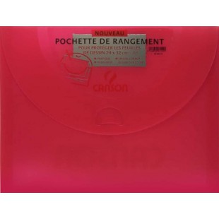 Lot de 10 : Canson Priplak Pochette de rangement Format 24x32 en polypropylene Assortis