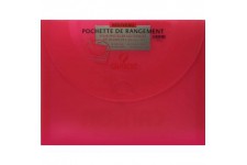 Lot de 10 : Canson Priplak Pochette de rangement Format 24x32 en polypropylene Assortis