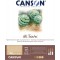 CANSON MI-TEINTES® Papier a dessin - Bloc 20 feuilles 24x32 160g/m² Nuances de marron