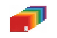 Pochette 10 feuilles Mi-teintes® 50x65 160g/m², coloris assortis vifs (10)