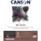 CANSON Papier MI-TEINTES® (nid-d'abeilles) - Bloc 20 feuilles 24X32 160g/m² Noir 425