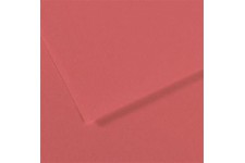 Lot de 10 : Feuille Mi-TeintesÂ® 50x65 160g/mÂ², coloris rose venitien 189