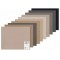Pochette 10 feuilles Mi-teintes® 50x65 160g/m², coloris assortis nuances de gris (10)