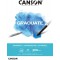 CANSON Bloc 20 feuilles GRADUATE Aquarelle - colle petit cote - A5 250g/m²