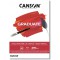CANSON Bloc 20 feuilles GRADUATE Huile & Acrylique - colle petit cote - A4 290g/m²
