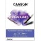 CANSON Bloc 20 feuilles GRADUATE Mixed Media - colle petit cote - Papier blanc A3 200g/m²