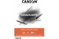 CANSON Bloc 40 feuilles GRADUATE Croquis - colle petit cote - A5 96g/m²