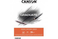 CANSON Bloc 40 feuilles GRADUATE Croquis - colle petit cote - A4 96g/m²