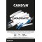 CANSON Bloc 20 feuilles GRADUATE Papier dessin noir - colle petit cote - A4 120g/m²