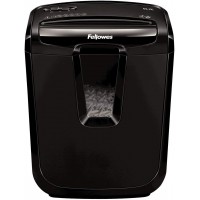 Fellowes Destructeur de document M-7C, destructeur de papier avec agrafes et carte de credit, coupe croisee, corbeille 14L, Capa