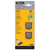 Fellowes - Safecut Replacement Blades -Straight - 5411401 - Accessoires pour rogneuse - Noir - Lot de 2