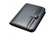 Clipboard avec Passants Cuir, Noir