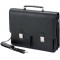  Attache Caisse "Veneto" Avec Compartiment pour Ordinateur Portable Cuir Noir Serrures Bandouliere Amovible Dimensions Externes: