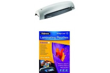 Fellowes Lunar Machine a  plastifier A3 + 25 Pochettes de Plastification ImageLast A3 80 Microns