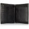 Portefeuille en Cuir Nappa de qualite superieure - Dimensions : env. 12 x 10 x 2 cm - 12 cm - Noir