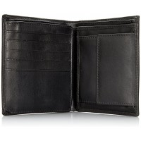 Portefeuille en Cuir Nappa de qualite superieure - Dimensions : env. 12 x 10 x 2 cm - 12 cm - Noir