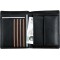 42055 Portefeuille en Cuir Nappa avec Film RFID Noir 12,5 x 10 x 2 cm