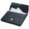TISSANO 41021 Porte-documents en cuir nappa avec grand compartiment principal Noir 28 x 39 x 2 cm