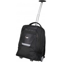 Lightpak Master Sac a  dos en nylon avec tirette pour ordinateur portable 15,4" Noir (Import Royaume Uni)