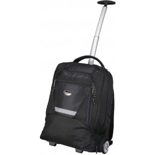 Lightpak Master Sac a  dos en nylon avec tirette pour ordinateur portable 15,4" Noir (Import Royaume Uni)