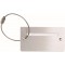 Universal Metall Kofferanhanger, Gepackanhanger mit Sichtfeld aus Aluminium ca. 7,5 a— 4 cm Etiquette 8 centimeters Argente (Sil