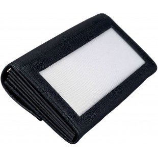 42063 Portefeuille de Serveur en Cuir Noir 17,5 x 10 x 3 cm