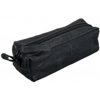 Trousse en cuir de vachette de Pride and Soul Noir