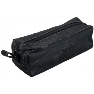 Trousse en cuir de vachette de Pride and Soul Noir