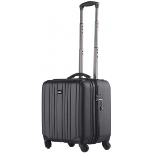 2 in 1 Reisetrolley, Rollkoffer aus ABS Kunststoff, Reisekoffer mit doppelten 360° Leichtlaufrollen Bagage Cabine 41 Centimeters