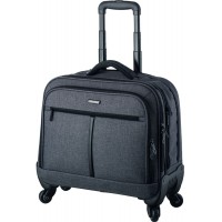 Laptop Trolley valise roulante Phoenix, 44 cm, 15 L, Gris