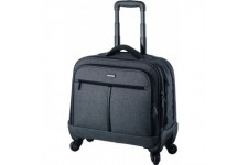 Laptop Trolley valise roulante Phoenix, 44 cm, 15 L, Gris