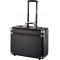 Pilotenkoffer Discovery, Trolley aus Aluminium, Rollkoffer Schwarz, Businesstrolley, Aktenkoffer Mallette Pilote, 48 cm, 34 lite