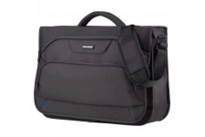 Messengerbag Solar, Tragetasche aus Polyester, Business Umhangetasche mit Organizer-Fach Bagage Cabine 43 Centimeters 9 Noir (Sc