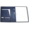 30182 Porte-documents A4 BALACCO en polyester Bleu 31,5 x 25 x 2 cm, avec bloc d'ecriture A4, compartiment pour cartes de visite