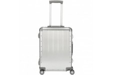 Valise a€ roulettes Orbit en Aluminium avec 4 roulettes Doubles a€ 360° Mallette, 54 cm